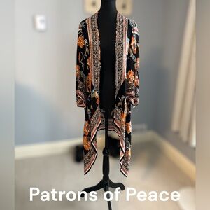 Patrons of Peace Floral Kimono